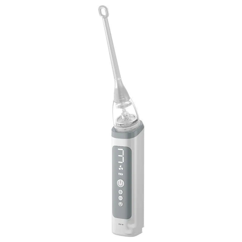 Milky white tonsil stone removal kit with multiple oral cleaning tools