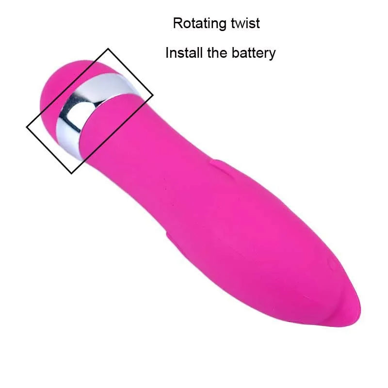 Realistic dildo sex toy for women showing six vibration style options and integrated plastic construction