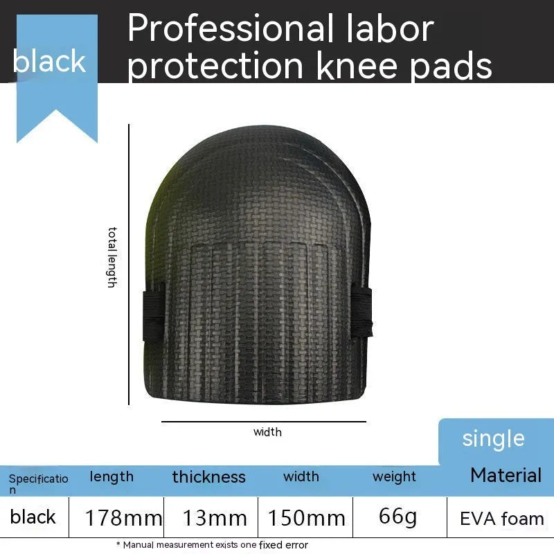Pair of EVA foam kneepads in chosen colour for construction and repair work