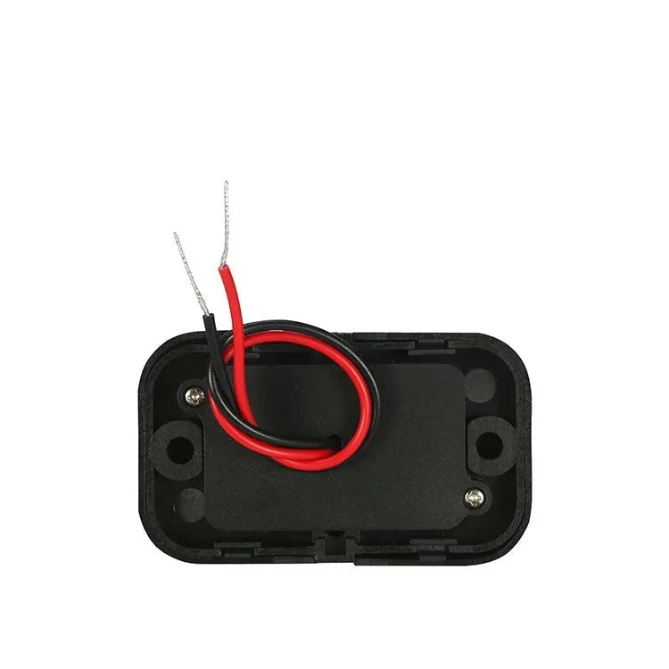 Black QC3.0 modified car charger with Type-C port for 36W fast charging