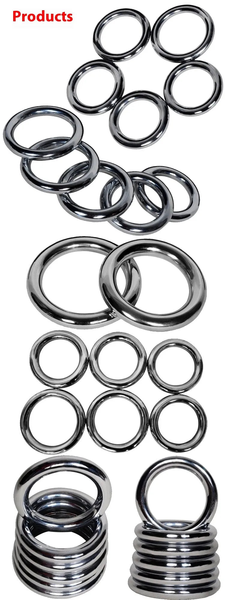 Iron Arm Skill Wing Chun carbon steel training ring with electroplated finish