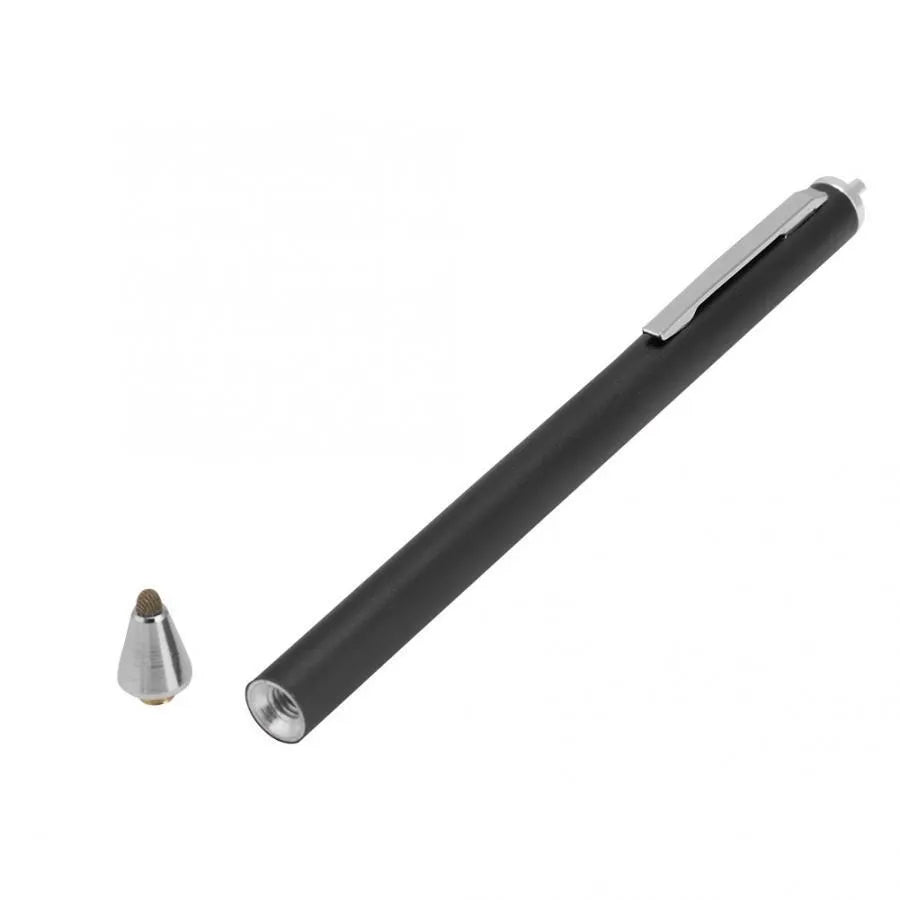 Fine head metallic stylus pen for touch screen phablet painting without charging