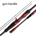 Carbon fibre ultralight fishing rod with a choice of straight or pikestaff handle in 2.1 or 2.4 metre lengths.