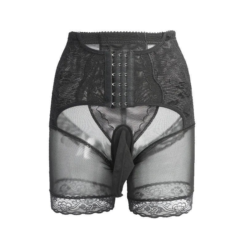 Men's mesh summer shorts in nylon fabric available in skin colour and black with four size options