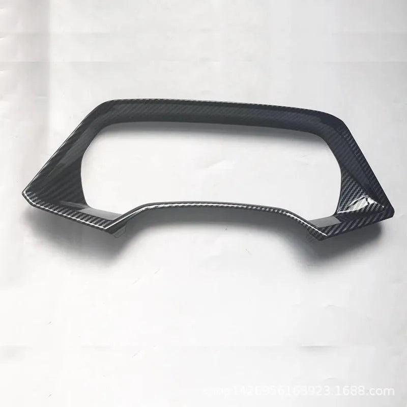 BMW X5 dashboard decorative frame in carbon fibre or peach wood ABS finish