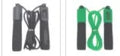 Adjustable 3 metre skipping rope with PS PP PCV and sponge construction