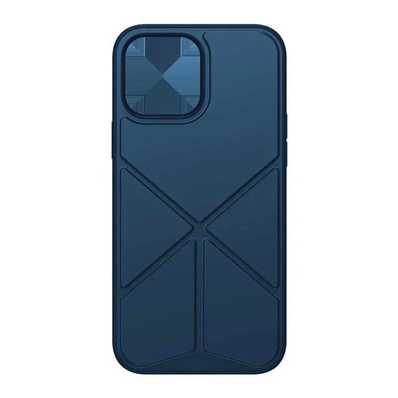 Black and blue simple TPU back cover cases for iPhone 13, iPhone 13 Pro, and iPhone 13 Pro Max.