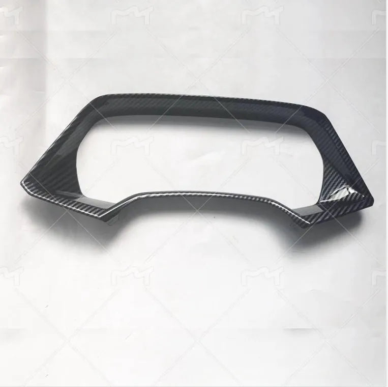 BMW X5 dashboard decorative frame in carbon fibre or peach wood ABS finish