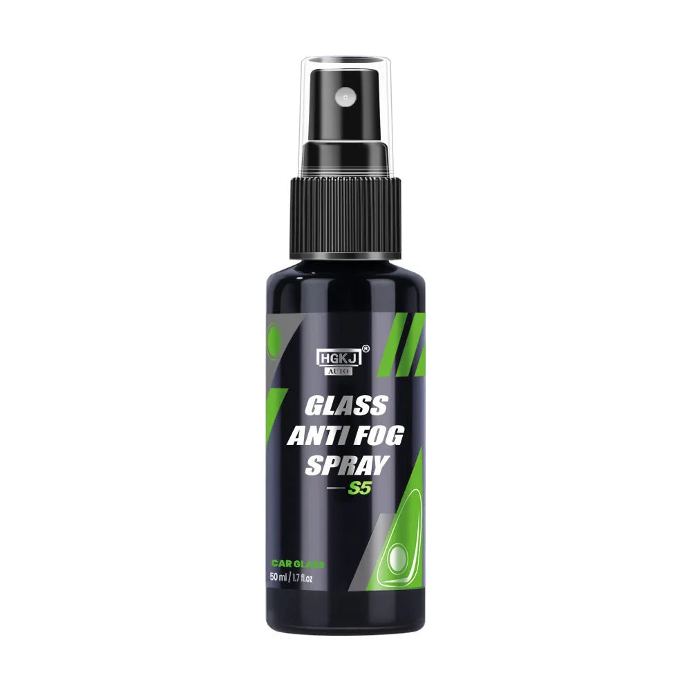 Car glass antifogging spray bottle in AUTO-S5 range for windscreen treatment