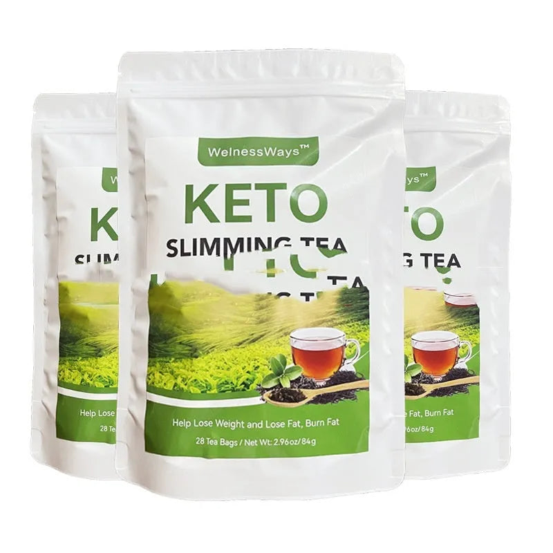 28 Day Slim Flat Tummy Tea herbal tea programme with multiple tea bag varieties