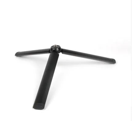 Black aluminium alloy mobile phone tripod with handheld stabiliser accessory compatible with Apple iPhone