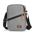 Ultra-light Oxford cloth commuter crossbody bag in solid colour with contrast trim