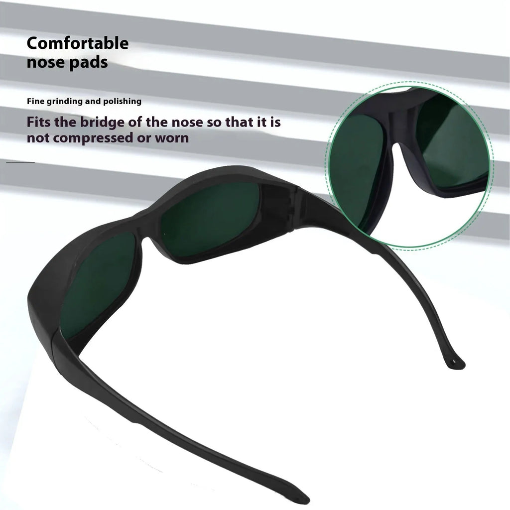 Laser protection goggles for welding and photon skin rejuvenation with 200-2000nm filtering