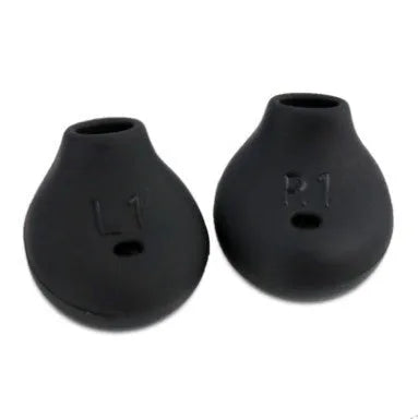 Black and white silicone sleeve for Samsung S6 Edge G9200 G9250 G920A earphones.