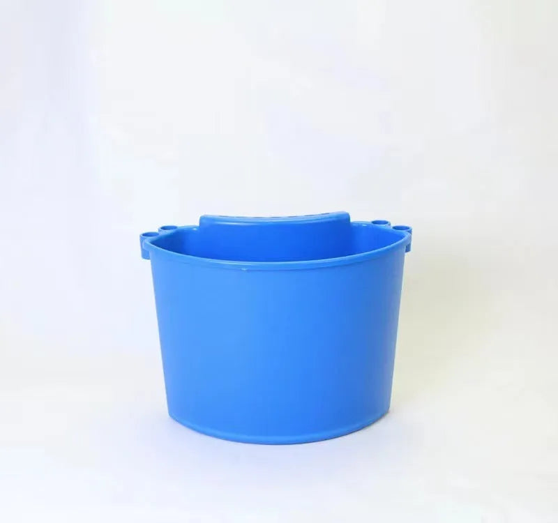 PP plastic car wash bucket available in black, red, blue and pink colour options
