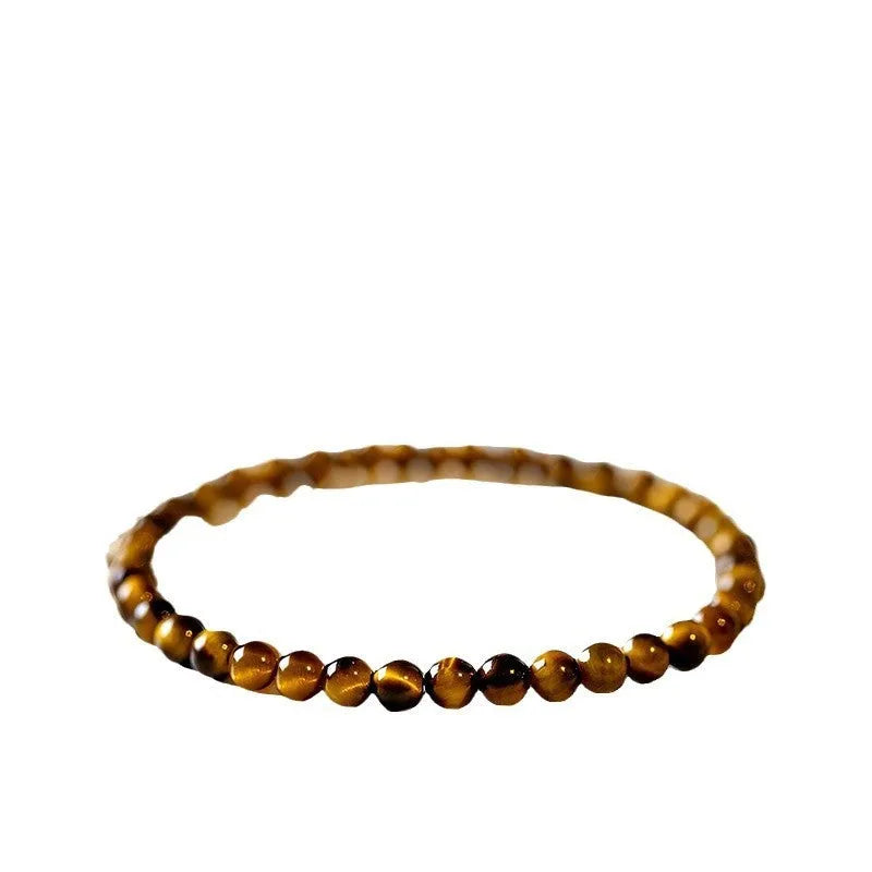New Chinese style tigereye bracelet with geometric round beads