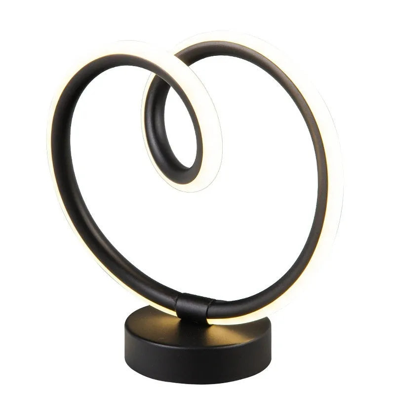 Black musical note light with app control for white, warm, and RGB colour lighting modes