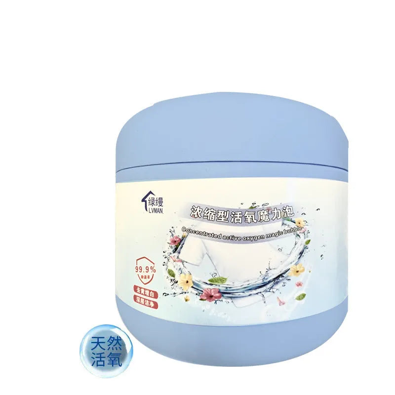 400g bottle of active oxygen bleaching powder laundry stain remover with enhanced formula