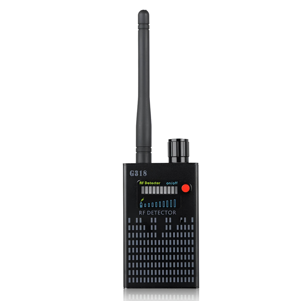 Black G318 aluminium alloy camera detector with compact 102mm design for public security