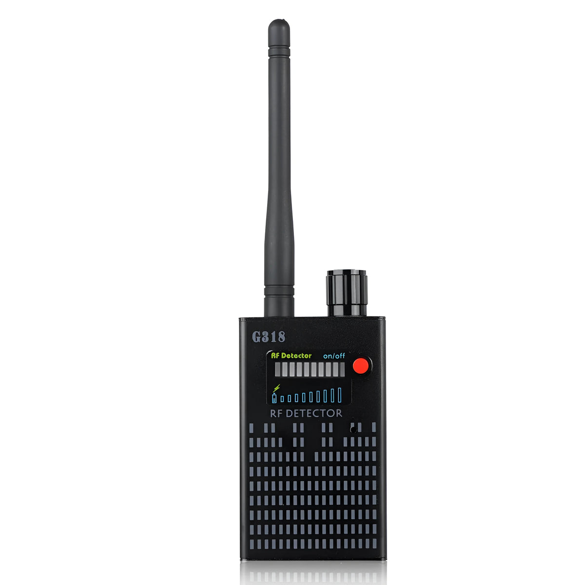Black G318 aluminium alloy camera detector with compact 102mm design for public security
