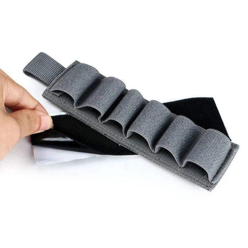 Tactical 6-hole nylon organiser bag in army colour with slots for tools