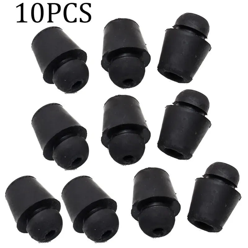 10-piece automobile buckle rubber buffers in X16 colour for machine cover and trunk shock absorption