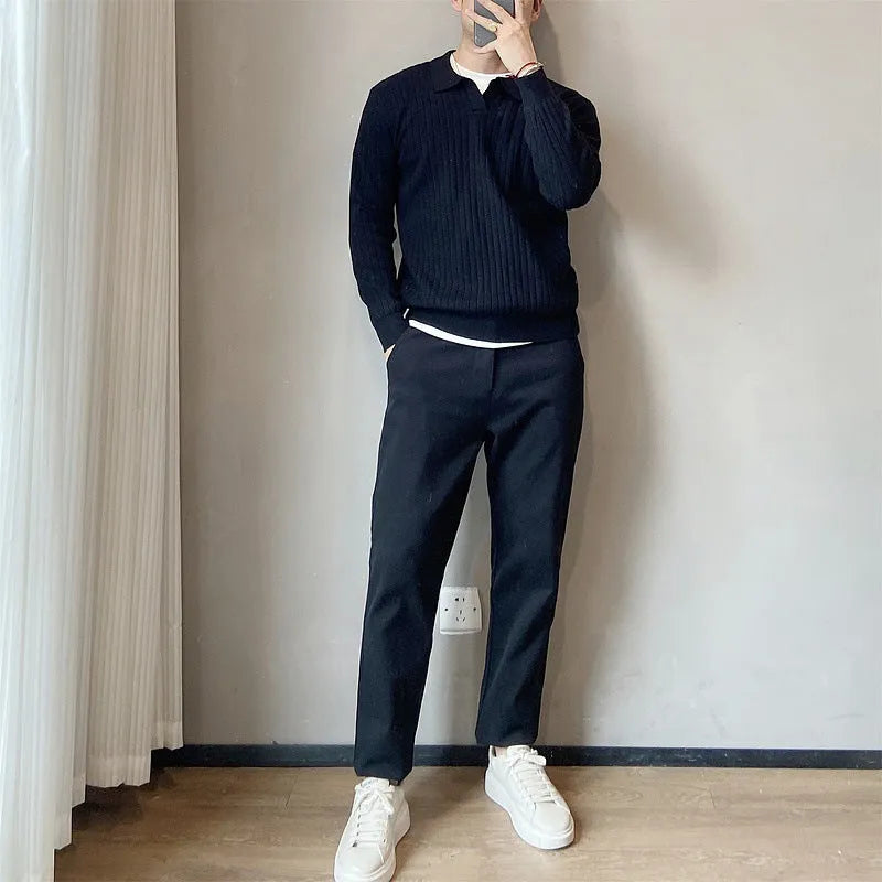 Boys loose knit sweater in rabbit fur modal blend, long sleeve pullover in multiple colours