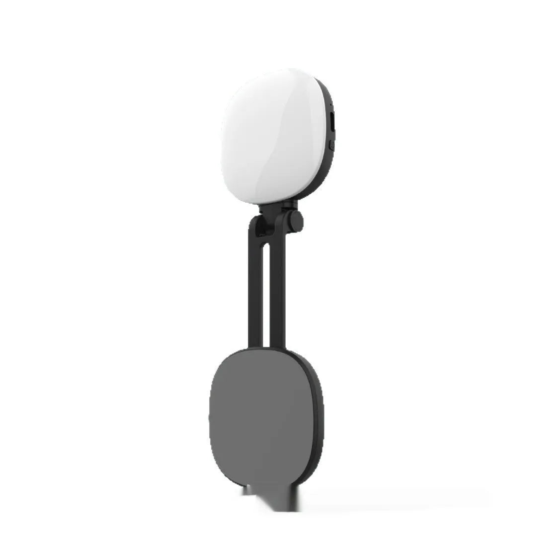 Black and white mobile phone magnetic selfie fill light with adjustable settings