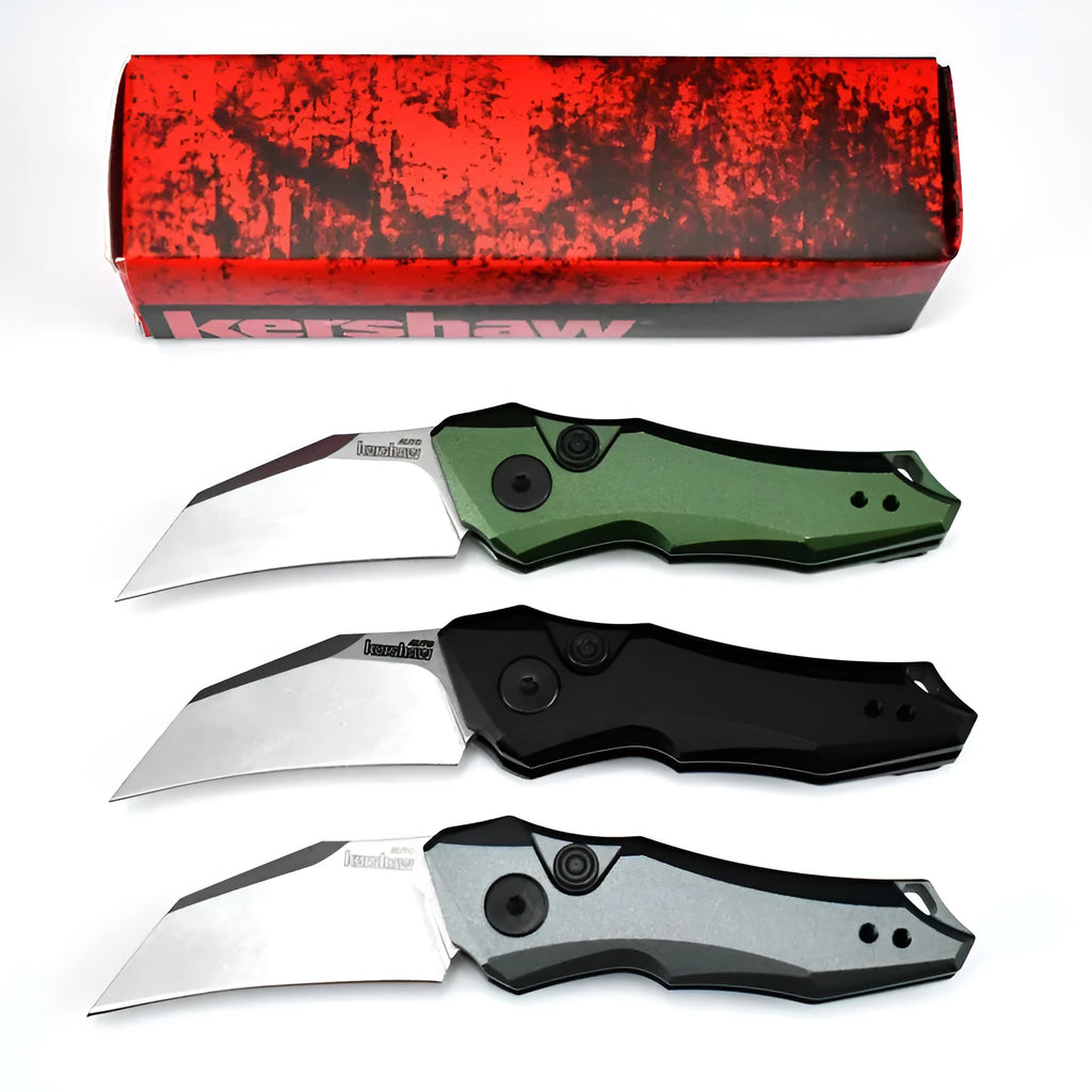 Outdoor folding pocket knife with 150mm length in black, grey, or green colour options