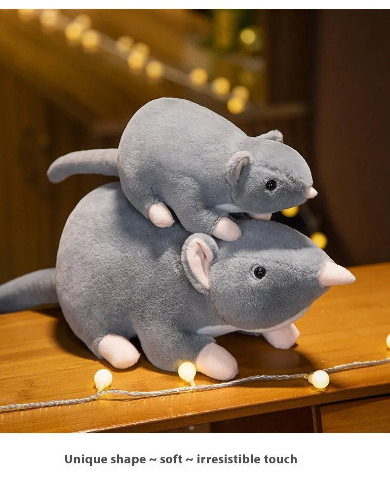 Cartoon little mouse plush toy doll available in 32cm, 50cm, and 100cm sizes