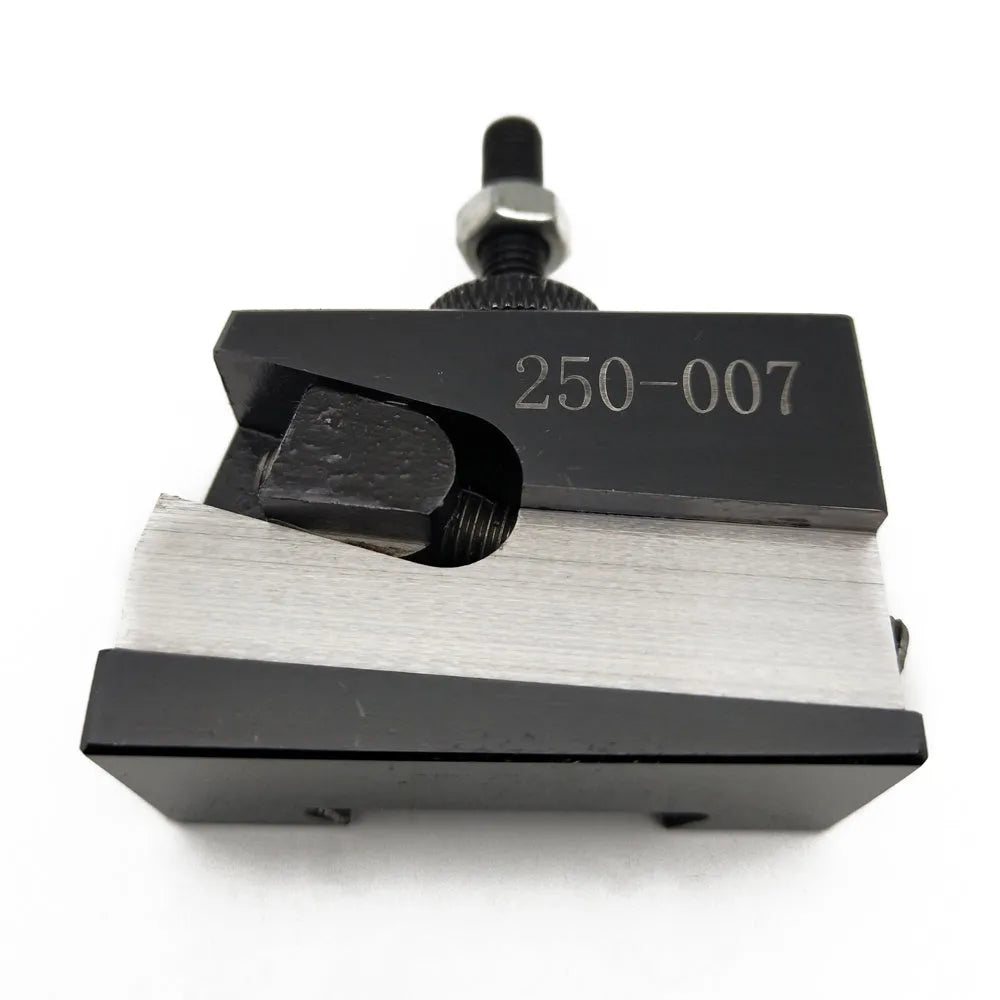 Machifit 250 series steel quick change tool post with wedge gib design for mini lathes.