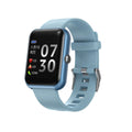 Square men's sports watch with silicone strap and Bluetooth connectivity in five colour options