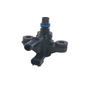 Black ABS plastic turbocharger boost solenoid valve for Ford, model AU5A-9G866-AB