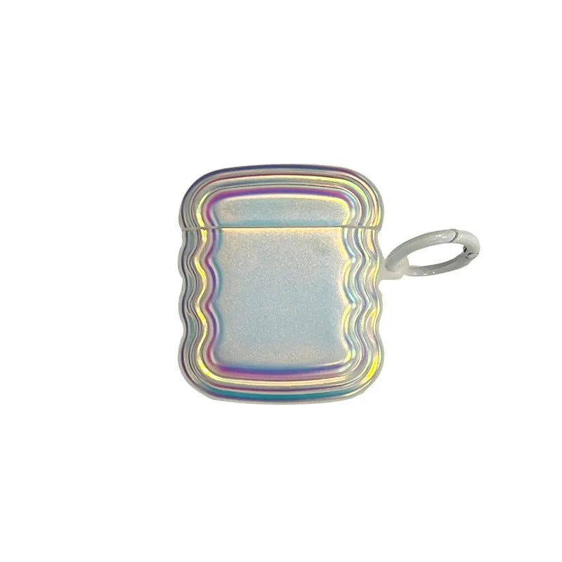 Silicone laser headset case for AirPods Pro 2 and other models in magic laser ring design