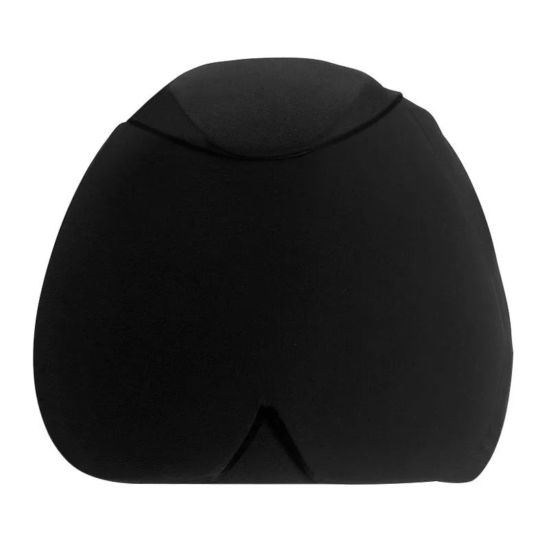 Simple solid colour cold compress cap in a fully enclosed polyester design on a white background.