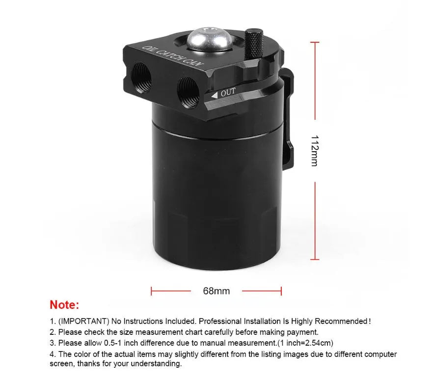 Aluminium alloy oil separator for Ford Expedition 2018-2020 models in black, red, blue, and silver colour options