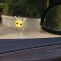 Small soft fur ball Little Bee car decoration measuring 3cm