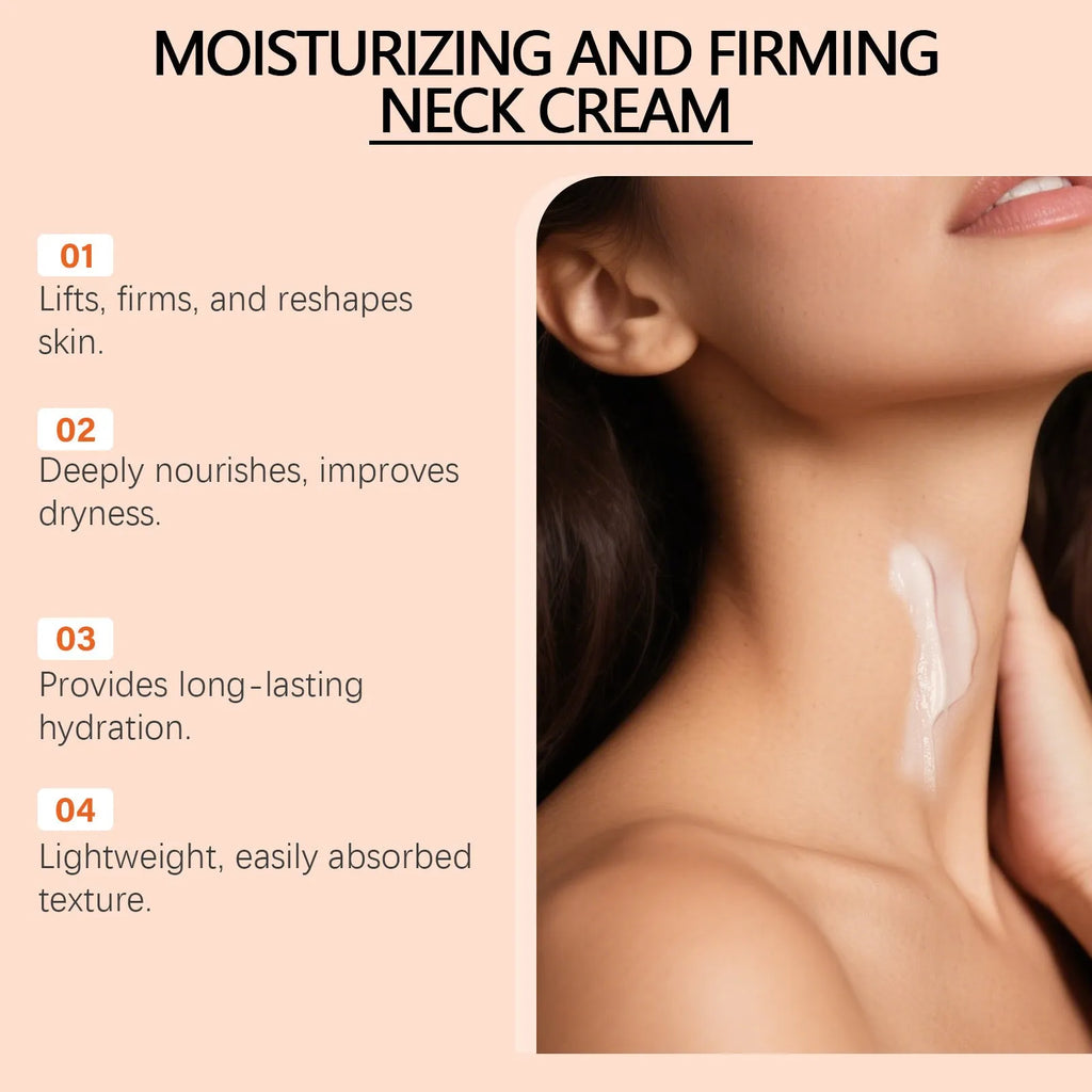 Daily neck contour moisturising cream 50g jar with compact 6.3cm packaging dimensions