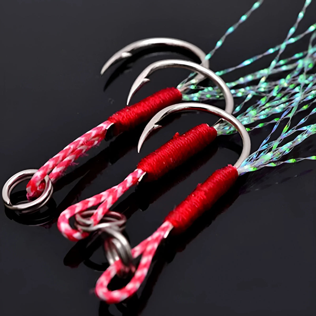 Bright wire iron plate single hook fishhook for boat and sea fishing in size No. 10