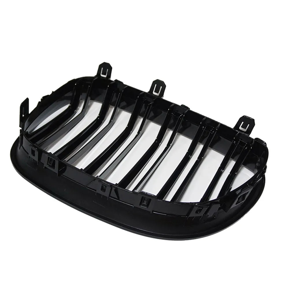 BMW 5-Series front grille with carbon fibre pattern for E39 E60 models 2004-2009