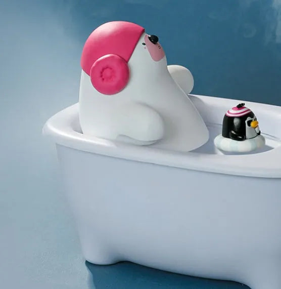 White USB air humidifier and scent diffuser with large water tank on a desk.