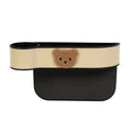 Cartoon bear car seat gap storage organiser box made from PU leather