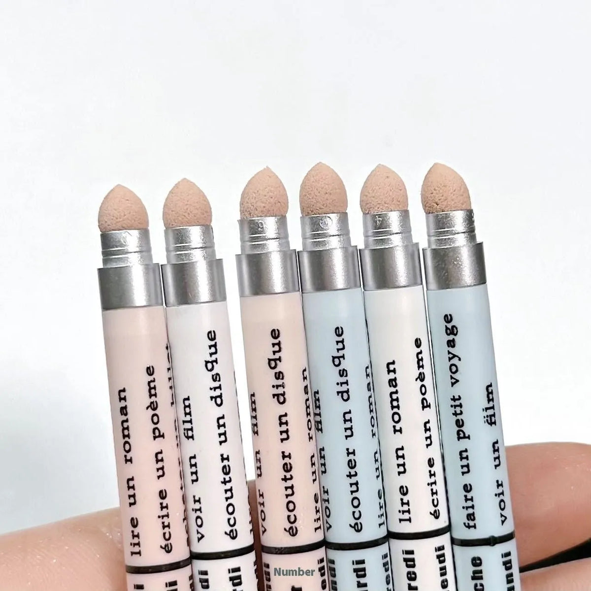 2-in-1 waterproof brightening eyeliner pen in multiple colour options for eye makeup