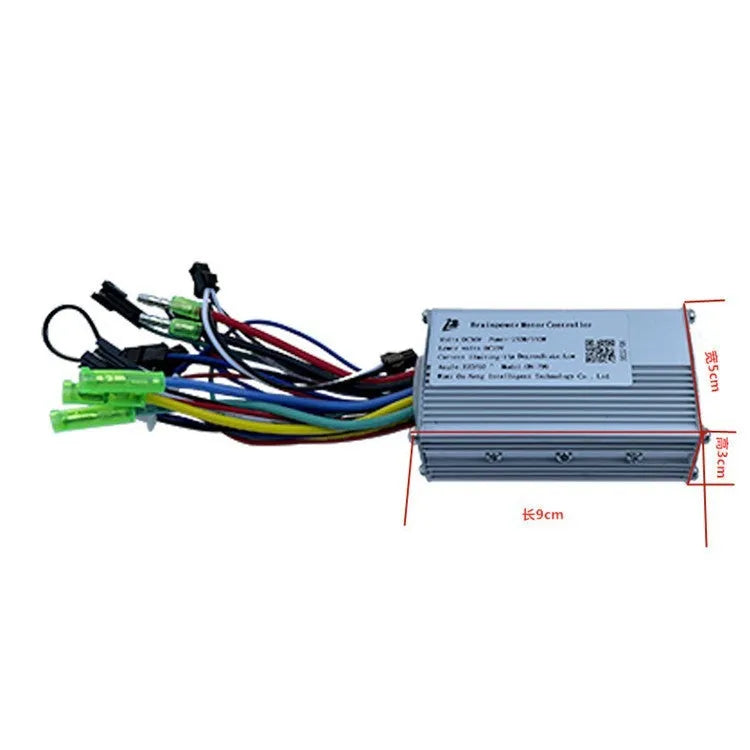 6-pin wire connector electric bicycle scooter motor controller for 250-350W systems.