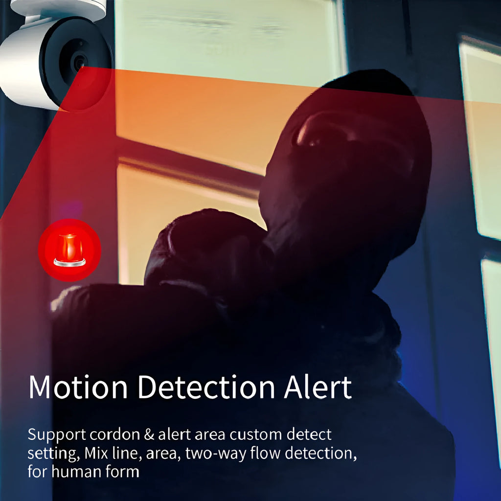 Indoor wifi security camera with 1080P resolution and pan tilt rotation for motion detection monitoring
