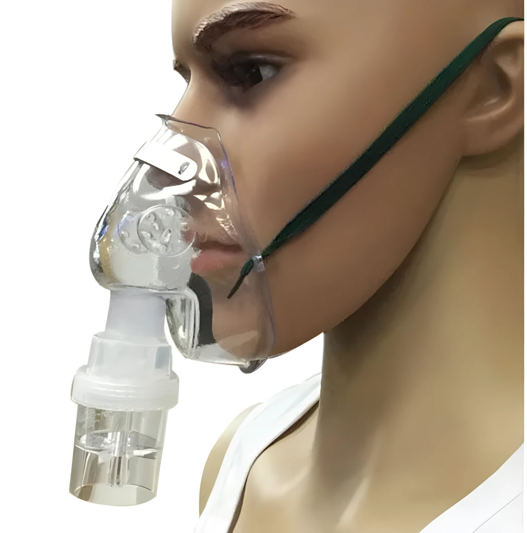 Soft rubber mask aid for adjusting fit on format A mask