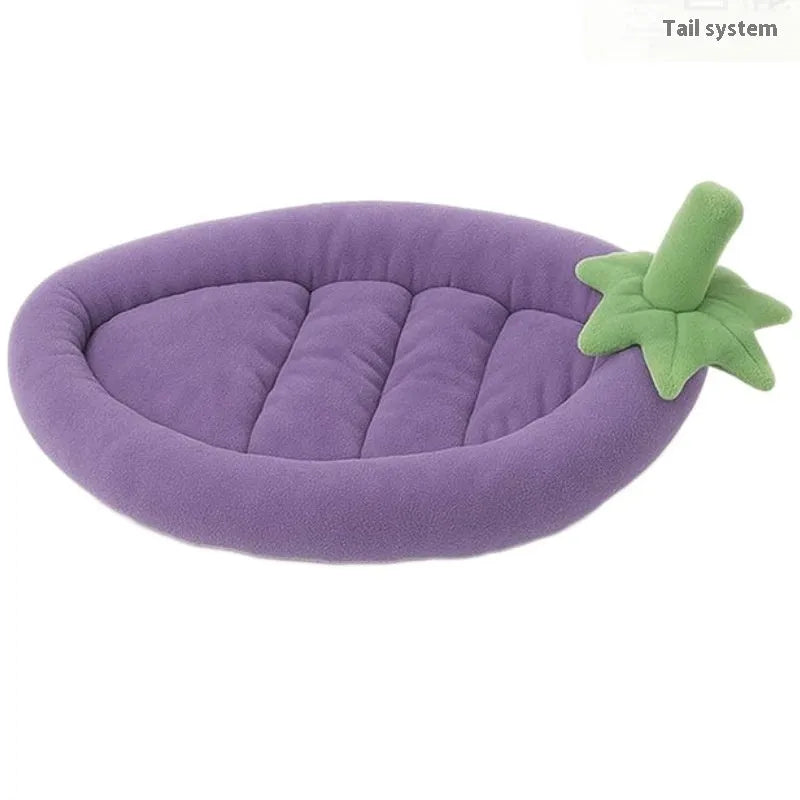 Universal washable dog mat with removable cloth cover in grey, shown in a large size on a floor.