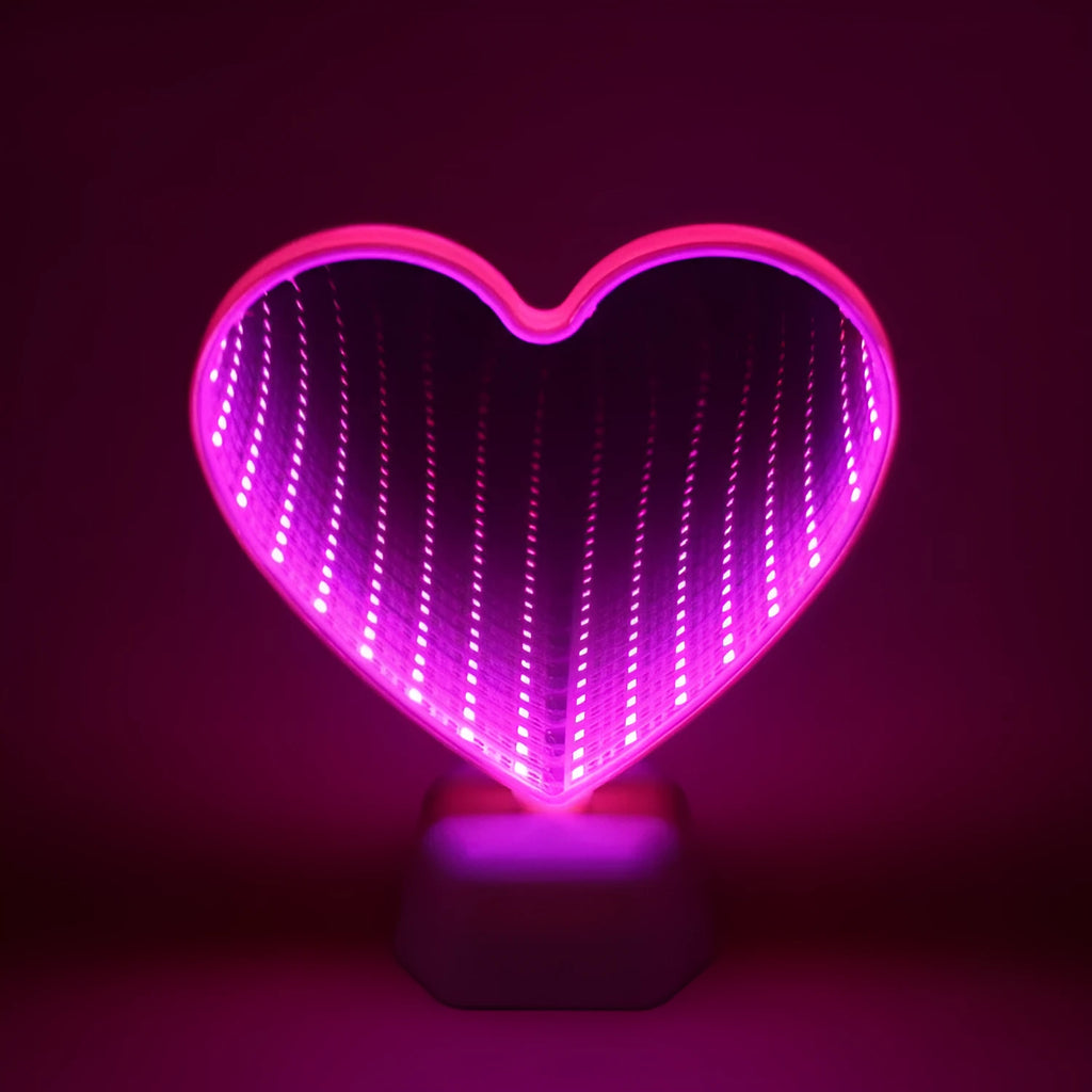 LED creative double-sided love tunnel light with rose red illumination measuring 16cm by 7cm by 19cm