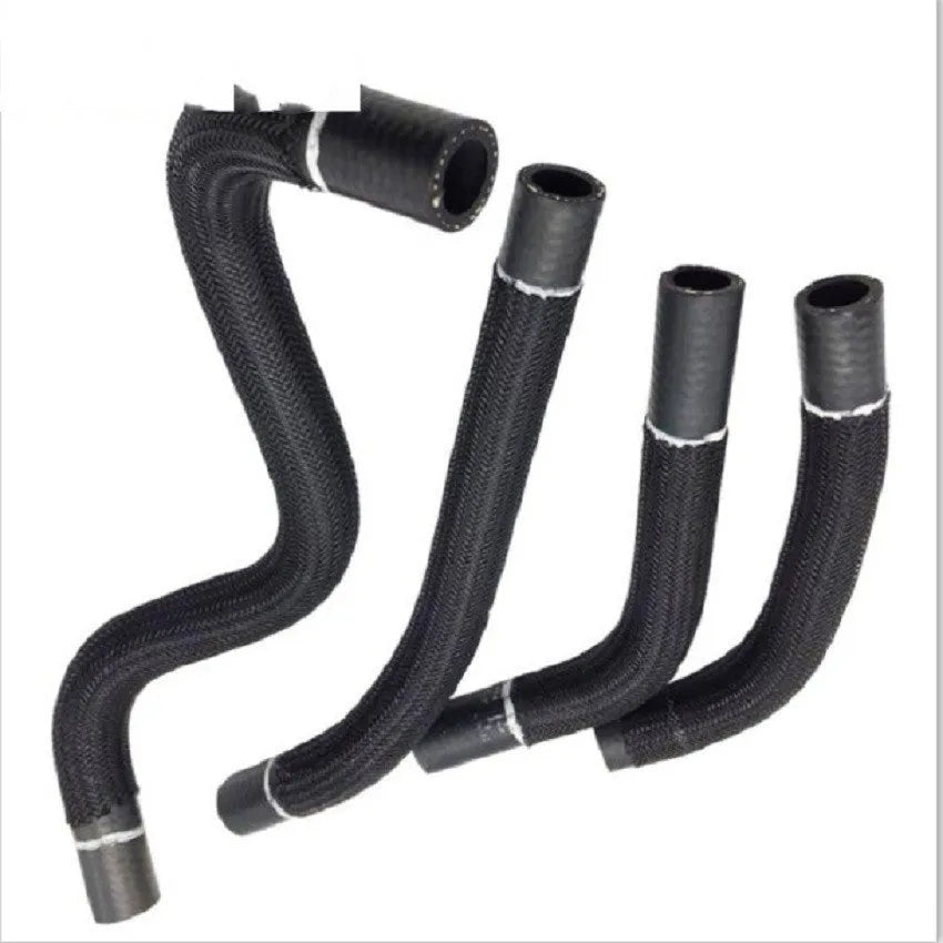 Black self-winding polyester braided sleeve for protecting and organising cables and wires
