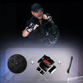 Smart Bluetooth boxing target with coloured LED lights hanging for fitness training